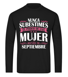 NUNCA SUBESTIMES MUJER - SEPTIEMBRE