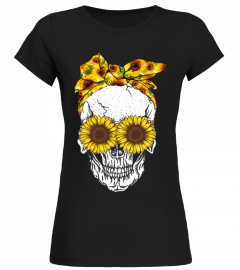 Lady Skull Sunflower shirt