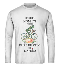 J'aime faire du vélo et l'apéro