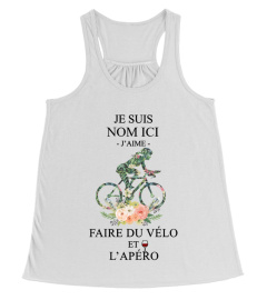 J'aime faire du vélo et l'apéro