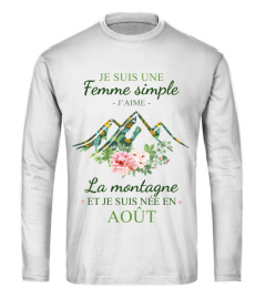La montagne et août