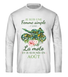 La moto et août