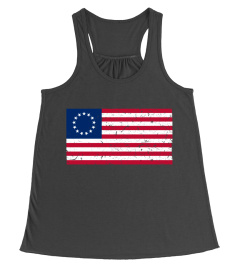 Betsy ross american flag t-shirt