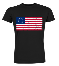 Betsy ross american flag t-shirt