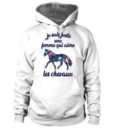 une femme qui aime les chevaux