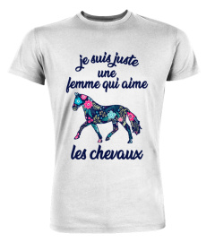 une femme qui aime les chevaux