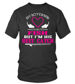 My Boyfriend love fishing t shirt