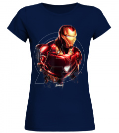 Marvel Avengers Endgame Iron Man Portrait Graphic T-Shirt