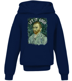 Let It Gogh T Shirt Vincent Van Gogh Artist Funny Image Gift