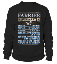 Farrier hourly rate shirt