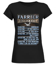 Farrier hourly rate shirt