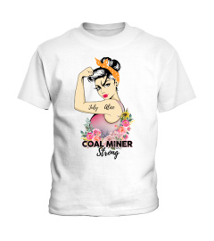 coal miner STRONG WOMEN flower