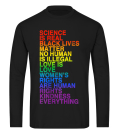 Science Is Real Black Lives Matter LGBT Pride T Shirt