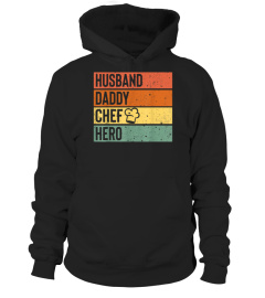 Chef Cook Dad Shirt Husband Daddy Hero Fathers Day Gift Tee