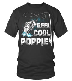 Funny Reel Cool Poppie Shirt Fishing Fathers Day Gifts Men