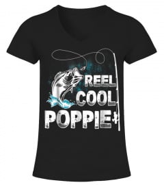 Funny Reel Cool Poppie Shirt Fishing Fathers Day Gifts Men