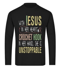 With Jesus In Her Heart T-shirt