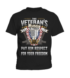 U.S. VETERAN - BIRTHDAY GIFT - LTD.EDT.