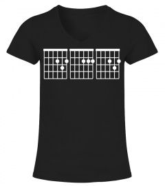 Funny Musician Father Gift Dad Guitar Chords TShirt