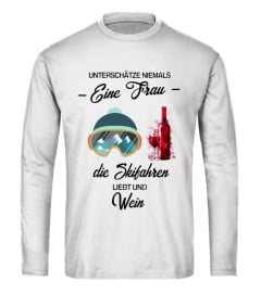 Skifahren - WEIN - FRAU