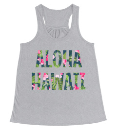 Aloha Hawaii  Retro  Tropical Summer