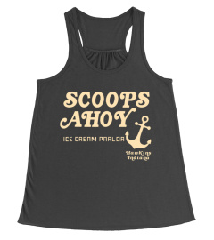 SCOOPS AHOY ICE CREAM PARLOR FAN ART 