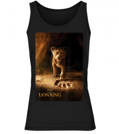 Disney The Lion King Live Action Simba Paw Fill Movie Poster T-Shirt