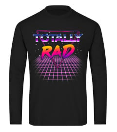 Totally Rad 1980s Eighties 80s Grid Outer Space T-Shirt