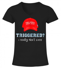 Trump 2020 Triggered MAGA Hat t Shirt Mens