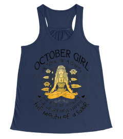 October Girl The Soul of A Gypsy Tshirt Funny Birthday Gift