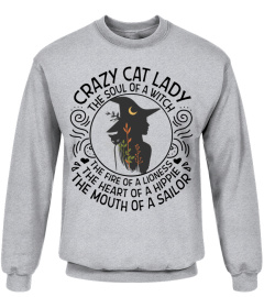 Cat-Crazy Cat Lady The Heart Of A Hippie