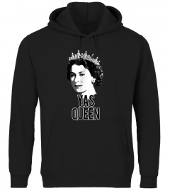 YAS QUEEN Elizabeth II England Meme T-Shirt British Crown
