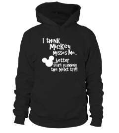 I Think Mickey Misses Me T-shirt