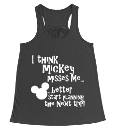 I Think Mickey Misses Me T-shirt