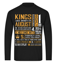 Birthday Gifts - Kings are Born In August T-Shirt