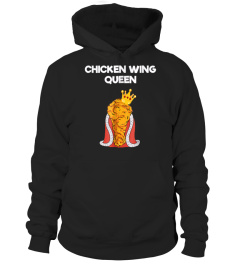 Funny Chicken Wing Fan T-Shirt - Queen