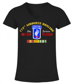 173rd Airborne Brigade Vietnam Veteran Shirt Sky Soldier Tee