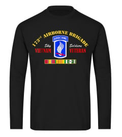 173rd Airborne Brigade Vietnam Veteran Shirt Sky Soldier Tee