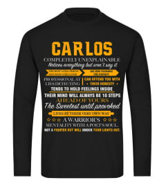 CARLOS completely unexplainable shirt CARLOS shirt