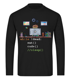 Computer Science Python Programmer Eat Code Sleep T-Shirt