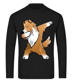 Dabbing Shetland Sheepdog Shirt Sheltie Tee Shirt Dab Pose