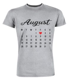 August 02 2019 Birthday Tshirt