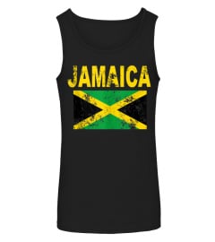 Flag Jamaica T-Shirt Cool Jamaican Flags Men Women Gift Tee Tank Top