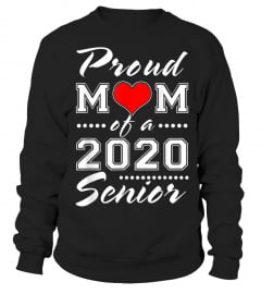Proud mom of a 2020 senior graduate graduation tshirt