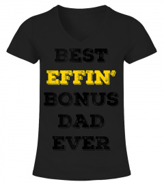 Stepdad Father's Day Gifts - Best Effin Bonus Dad Ever Tank Top