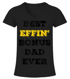 Stepdad Father's Day Gifts - Best Effin Bonus Dad Ever Tank Top