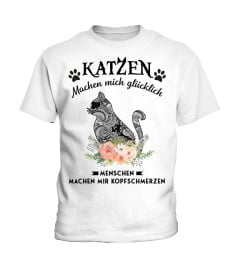 Katzen machen mich glücklich