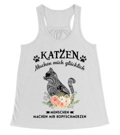 Katzen machen mich glücklich