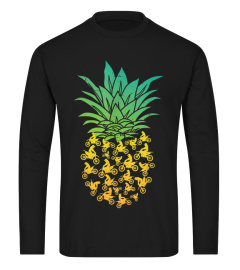 Tropical Pineapple Dirt Bike Motorcross Funny