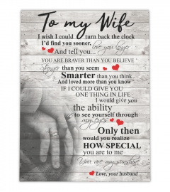 To My Wife - Canvas